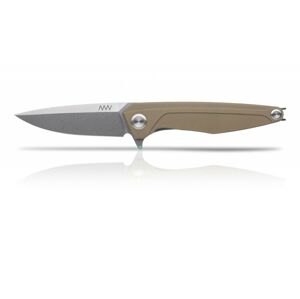 Zavírací nůž ANV® Z300 G10 Liner Lock, Oliv – ŠEDÁ ČEPEL - STONE WASH  (Barva: Olive Green, Varianta: ŠEDÁ ČEPEL - STONE WASH )