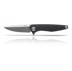 Zavírací nůž ANV® Z300 G10 Liner Lock, Černá  – ŠEDÁ ČEPEL - STONE WASH  (Barva: Černá, Varianta: ŠEDÁ ČEPEL - STONE WASH )