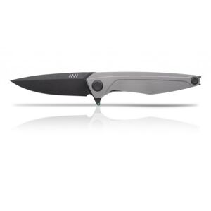 Zavírací nůž ANV® Z300 Titanium Frame Lock – DLC ČERNÁ ČEPEL (Barva: Grey, Varianta: DLC ČERNÁ ČEPEL)