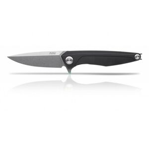 Zavírací nůž ANV® Z300 Dural Frame Lock – ŠEDÁ ČEPEL - STONE WASH  (Barva: Černá, Varianta: ŠEDÁ ČEPEL - STONE WASH )