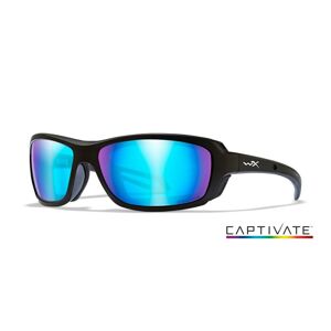 Sluneční brýle Wave Captivate Wiley X® – Captivate modré polarizované, Černá (Barva: Černá, Čočky: Captivate modré polarizované)