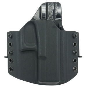 OWB Glock 19 - vnější pistolové pouzdro s polovičním SweatGuardem RH Holsters® – Černá (Barva: Černá, Typ uchycení: SpeedLoops)