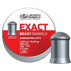 Diabolky Exact Beast 4.52 mm JSB® / 250 ks (Barva: Vícebarevná)
