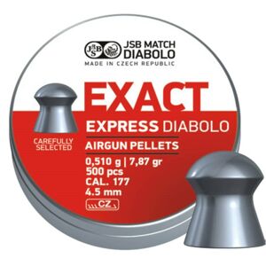 Diabolky Exact Express 4.52 mm JSB® / 500 ks (Barva: Vícebarevná)
