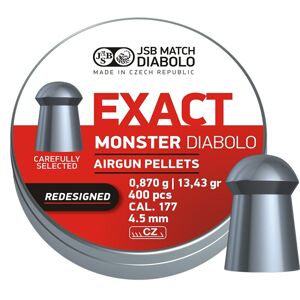 Diabolky Exact Monster Redesigned 4.52 mm JSB® / 400 ks (Barva: Vícebarevná)