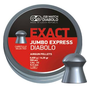 Diabolky Exact Jumbo Express 5.52 mm JSB® / 500 ks (Barva: Vícebarevná)