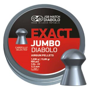 Diabolky Exact Jumbo 5.5 mm JSB® / 250 ks (Barva: Vícebarevná)