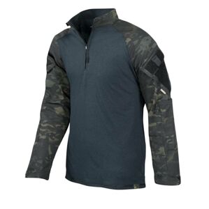 Košile Combat T.R.U. 1/4 Zip TruSpec® – Multicam® Black (Barva: Multicam® Black, Velikost: L)