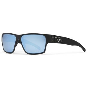 Sluneční brýle Delta Polarized Gatorz® – Smoke Polarized w/ Blue Mirror, Černá (Barva: Černá, Čočky: Smoke Polarized w/ Blue Mirror)