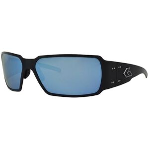 Sluneční brýle Boxster Polarized Gatorz® – Smoke Polarized w/ Blue Mirror, Černá (Barva: Černá, Čočky: Smoke Polarized w/ Blue Mirror)