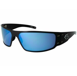 Sluneční brýle Magnum Polarized Gatorz® – Smoke Polarized w/ Blue Mirror, Černá (Barva: Černá, Čočky: Smoke Polarized w/ Blue Mirror)