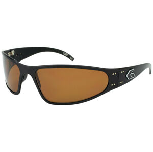Sluneční brýle Wraptor Polarized Gatorz® – Brown Polarized, Černá (Barva: Černá, Čočky: Brown Polarized)