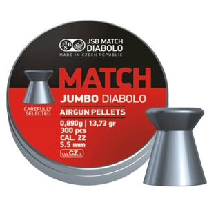 Diabolky Jumbo Match 5.5 mm JSB® / 300 ks (Barva: Vícebarevná)