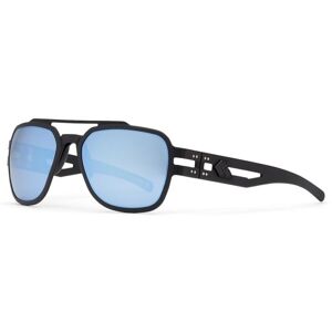 Sluneční brýle Stark Polarized Gatorz® – Smoke Polarized w/ Blue Mirror, Černá (Barva: Černá, Čočky: Smoke Polarized w/ Blue Mirror)