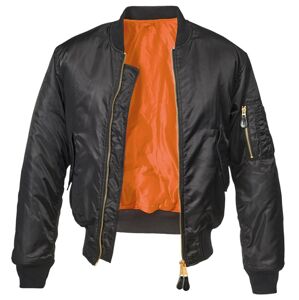 Zimní bunda MA1 Jacket Brandit® – Černá (Barva: Černá, Velikost: M)