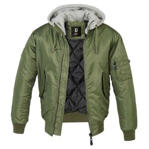 Zimní bunda MA1 Sweat Hooded Brandit® – Olive Green (Barva: Olive Green, Velikost: 3XL)