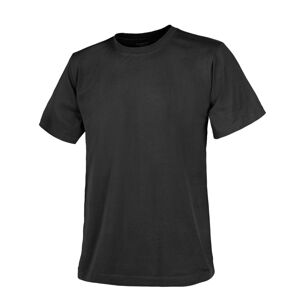 Bavlněné tričko Helikon-Tex® s krátkým rukávem – Černá (Barva: Černá, Velikost: L)