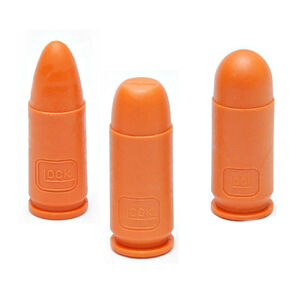 Školní náboje Dummy Round Glock® / 9x19 mm / 50 ks (Barva: Červená)