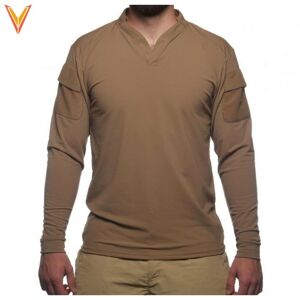 Funkční triko Long Boss Rugby Velocity Systems® – Coyote Brown (Barva: Coyote Brown, Velikost: M)