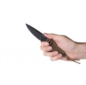 Nůž s pevnou čepelí ANV® P100 – Písková, DLC (Barva: Písková, Varianta: Černá čepel - DLC)
