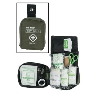 Sada první pomoci First Aid Midi Mil-Tec® – Zelená (Barva: Zelená)