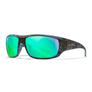 Sluneční brýle Wiley X® Omega – rámeček Kryptek Neptune™, Captivate™ zelené polarizované mirror (Barva: Kryptek Neptune™, Čočky: Captivate™ zelené pol