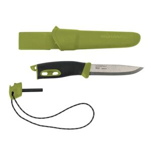 Nůž Companion Spark (S) Morakniv® – Stříbrná čepel – Satin, Zelená (Barva: Zelená, Varianta: Stříbrná čepel – Satin)