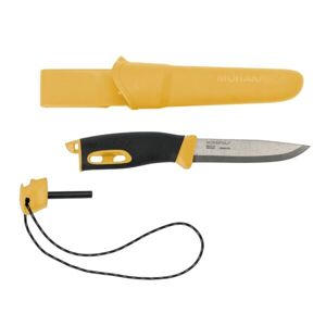 Nůž Companion Spark (S) Morakniv® – Stříbrná čepel – Satin, Žlutá (Barva: Žlutá, Varianta: Stříbrná čepel – Satin)