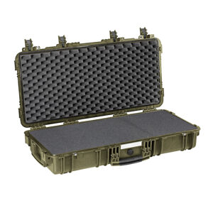 Odolný vodotěsný kufr 7814 Explorer Case® / s pěnou – Zelená (Barva: Zelená)