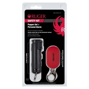 Obranný sprej UV / Alarm Ruger Sabre Red® (Barva: Černá / červená)