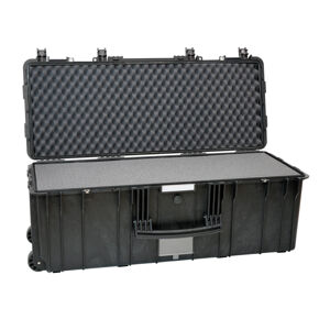Odolný vodotěsný kufr 9433 Explorer Case® / s pěnou – Černá (Barva: Černá)