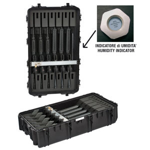 Odolný vodotěsný kufr na 12 pušek 10826 Explorer Case®, s pěnou – Černá (Barva: Černá)