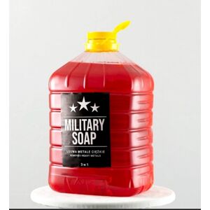 Specializované tekuté mýdlo na ruce, tělo, vlasy Military Soap® – 4 l, Červená (Barva: Červená, Varianta: 4 l)