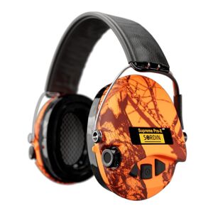 Elektronické chrániče sluchu Supreme Pro-X LED Sordin® – Oranžová (Barva: Oranžová)