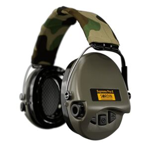 Elektronické chrániče sluchu Supreme Pro-X LED Sordin® – Zelená (Barva: Zelená)