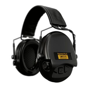 Elektronické chrániče sluchu Supreme Pro-X Slim Sordin® – Černá (Barva: Černá)
