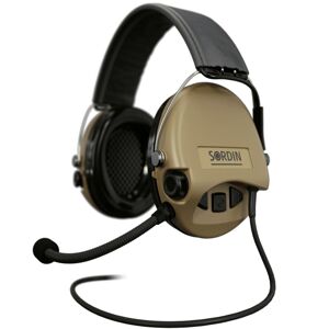 Elektronické chrániče sluchu Supreme Mil-Spec CC Sordin®, s mikrofonem – Písková (Barva: Písková)