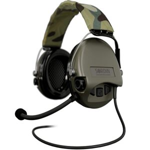 Elektronické chrániče sluchu Supreme Mil-Spec CC Sordin®, s mikrofonem – Zelená (Barva: Zelená)