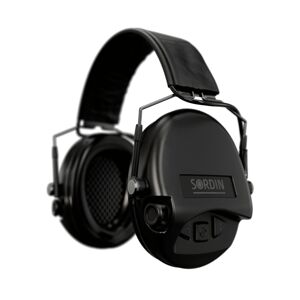 Elektronické chrániče sluchu Supreme Mil-Spec AUX Sordin® – Černá (Barva: Černá)