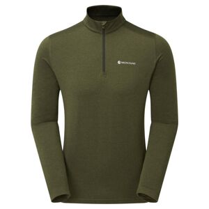 Tričko Thermo Zip Neck Dart Montane® – Zelená (Barva: Zelená, Velikost: XL)