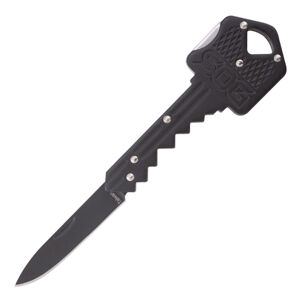 Zavírací nůž na klíče Key SOG® – Černá čepel, Černá (Barva: Černá, Varianta: Černá čepel)