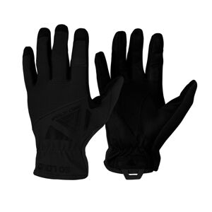 Střelecké rukavice Light Leather Direct Action® – Černá (Barva: Černá, Velikost: XXL)