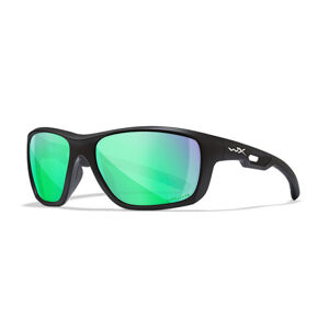 Sluneční brýle Aspect Captivate Wiley X® – Brown Polarized w/ Green Mirror, Černá (Barva: Černá, Čočky: Brown Polarized w/ Green Mirror)