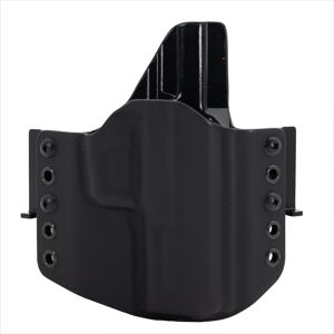 OWB Arex Delta 2 M/X - vnější pistolové pouzdro s polovičním SweatGuardem RH Holsters® – Černá (Barva: Černá, Typ uchycení: Kovový průvlek)