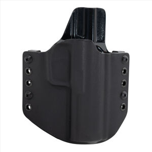OWB Arex Delta 2 L - vnější pistolové pouzdro s polovičním SweatGuardem RH Holsters® – Černá (Barva: Černá, Typ uchycení: Kovový průvlek)