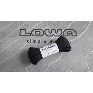 Tkaničky Lowa® 240 cm – Černá (Barva: Černá)