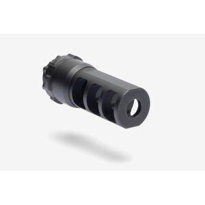 Úsťová brzda / adaptér na tlumič Muzzle Brake / ráže 12.7 mm Acheron Corp® (Barva: Černá, Typ závitu: M25 x 1,5)