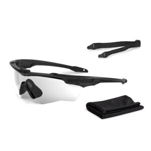 Ochranné brýle Crossblade™ One ESS® – Čiré, Černá (Barva: Černá, Čočky: Čiré)