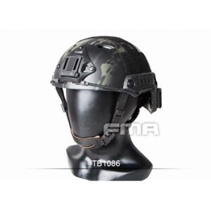Airsoftová helma Fast Helmet PJ FMA® – Multicam® Black (Barva: Multicam® Black)