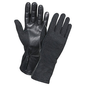 Letecké rukavice GI Flame & Heat Resistant Rothco® (Barva: Černá, Velikost: L)